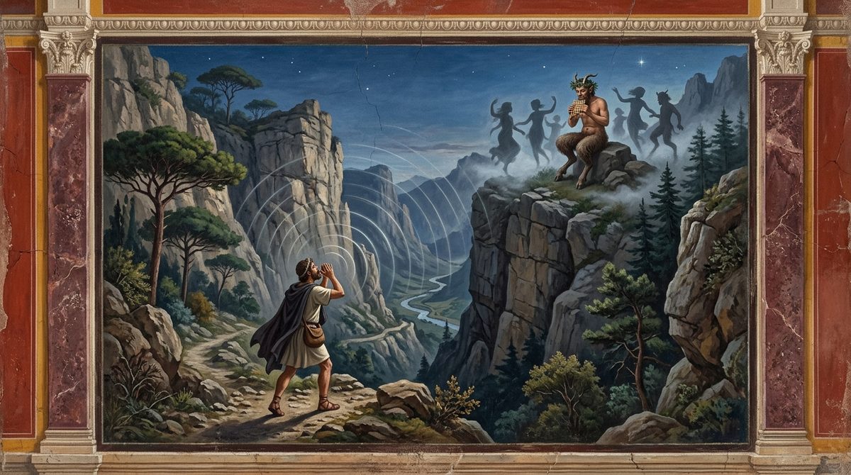 The Mountain Echo and Nocturnal Pan with the Reed Pipe